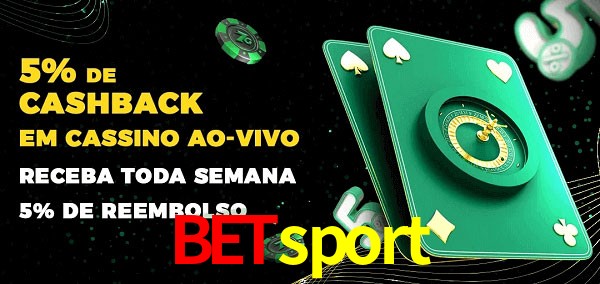 Promoções do cassino ao Vivo betsport